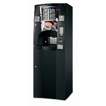 Máquina de café com moedas ou fichas